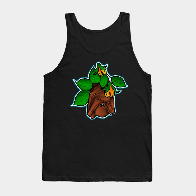 Cute Bat Tank Top by Inkoholic